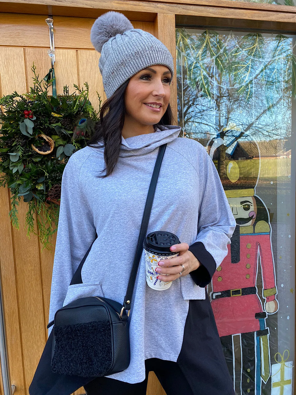 Cowl Neck Sweat Top Lane