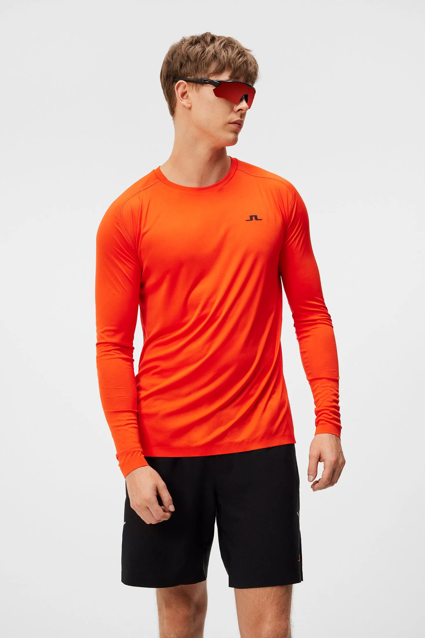 Diamond Long Sleeve Tee / Tangerine Tango