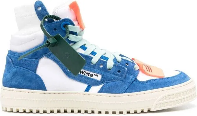 Off-White Zip-Tie lace-up sneakers Blue